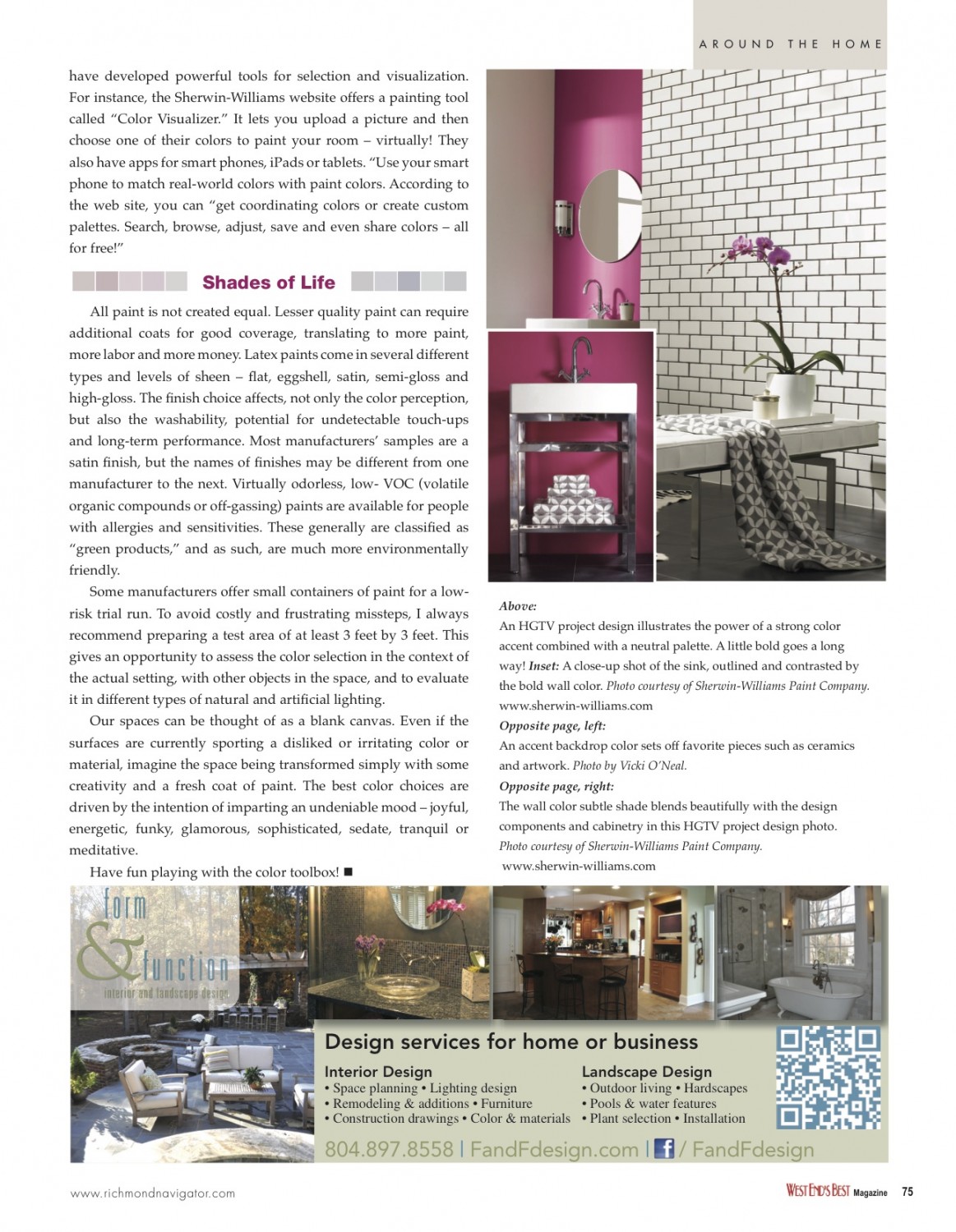 Color Outside the Lines, part 3 FORM & FUNCTION LLC