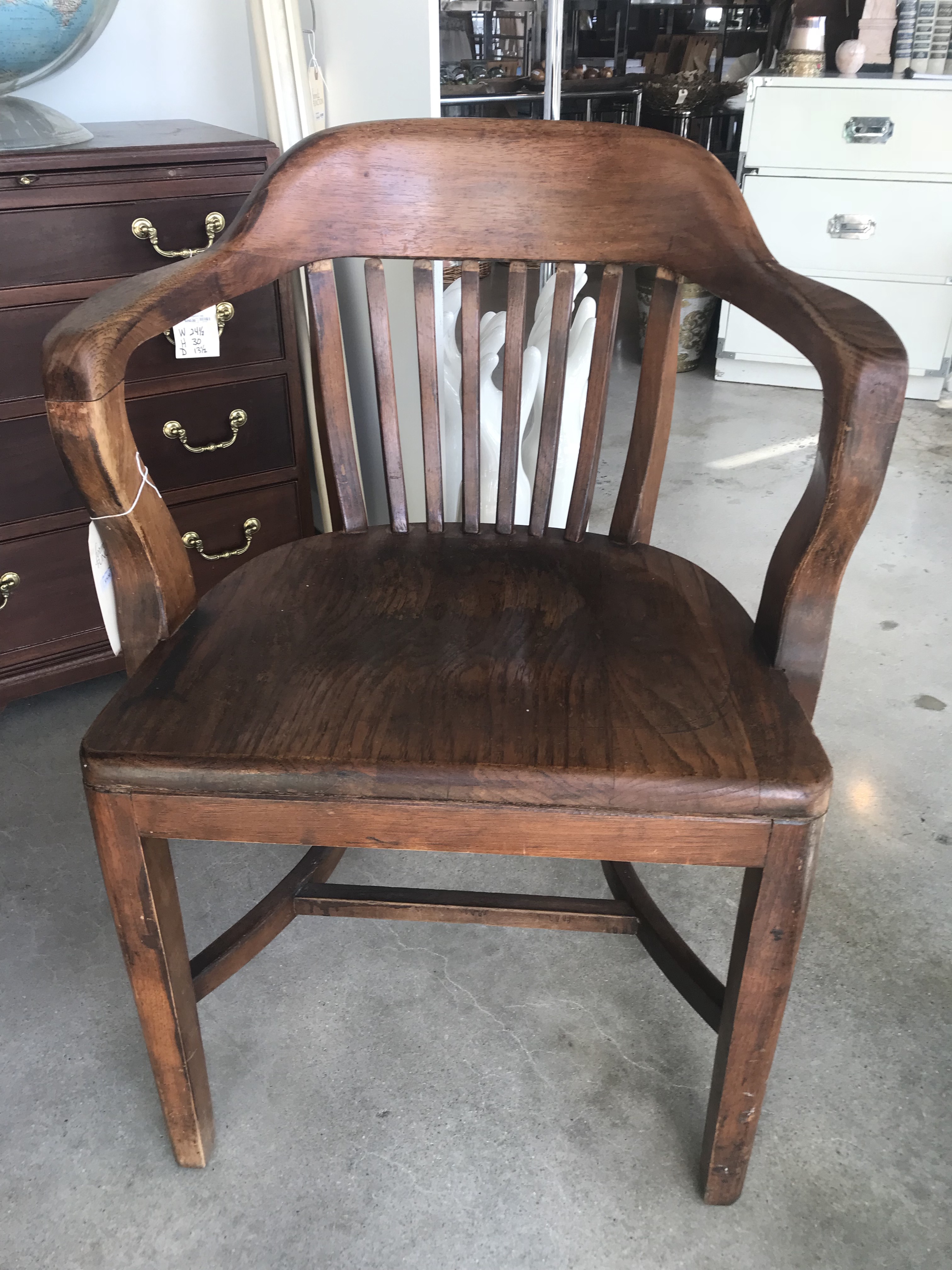 Oak Office Chair Form & Function Asheville NC