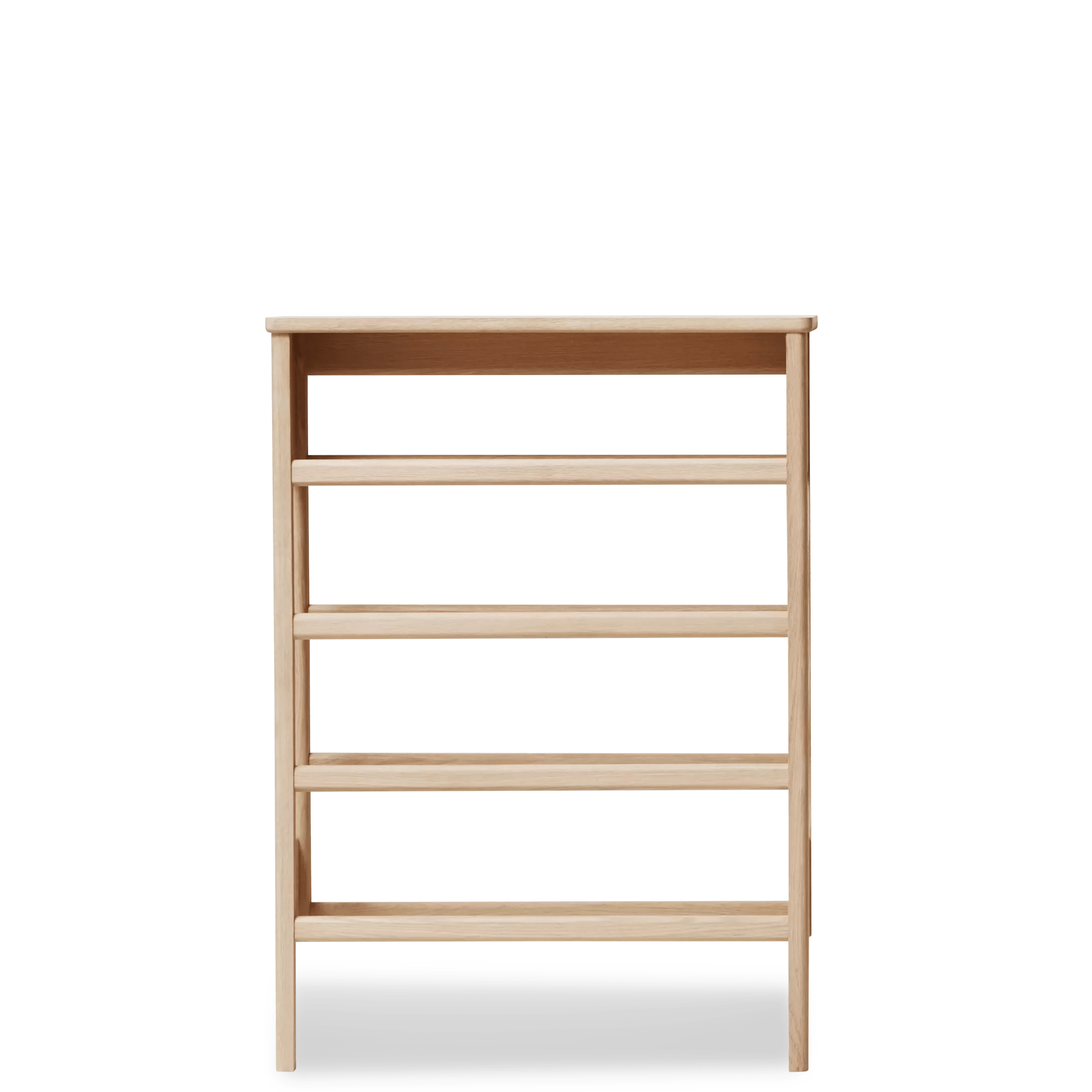 Oak Shoe Rack Stylish White Oak Storage Solution