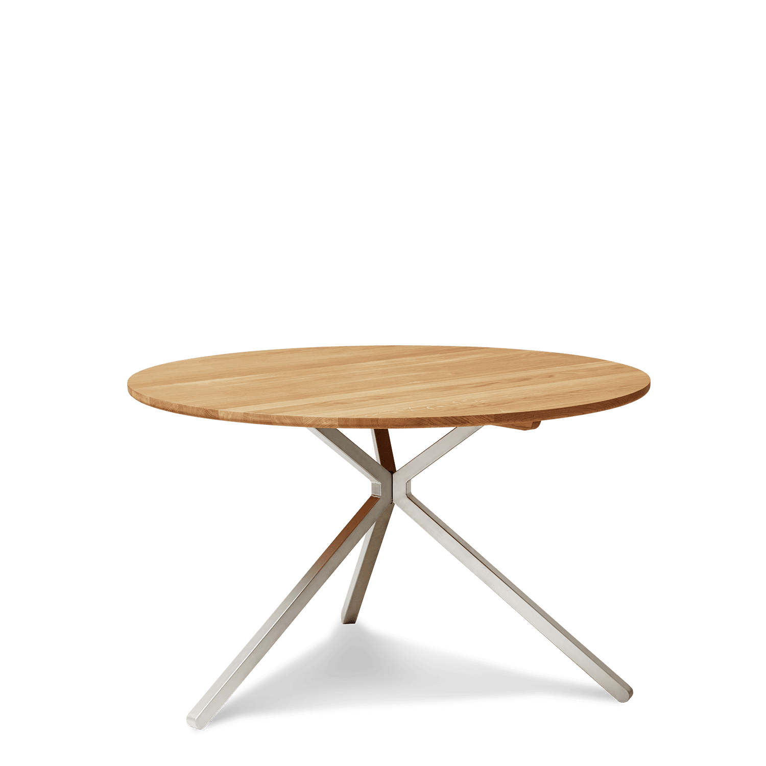 Wooden dining table square, round and extendable Form & Refine