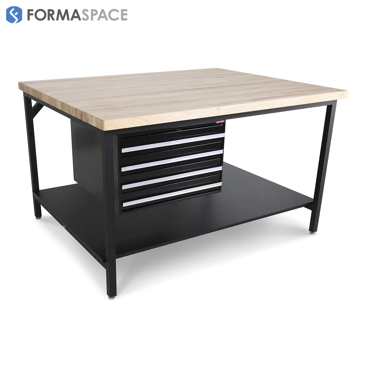 Large Maple Top Island Tool Bench Formaspace