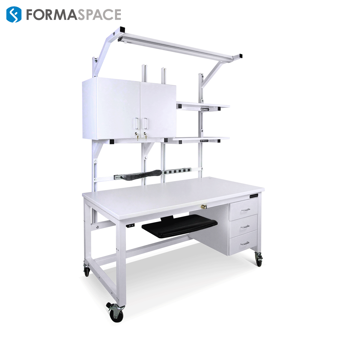 White Custom ESD Workbench Formaspace