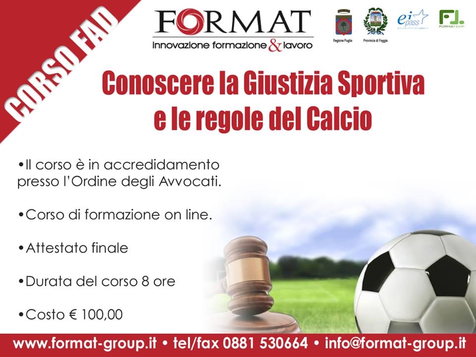 Corsi Di Formazione Professionale: Conoscere La Giustizia Sportiva E Le Regole Del Calcio 720_x_960_jpg
