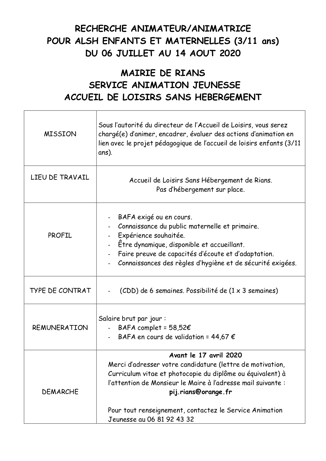 Je dois fournir la notification d'indemnisation ou de rejet du Pôle