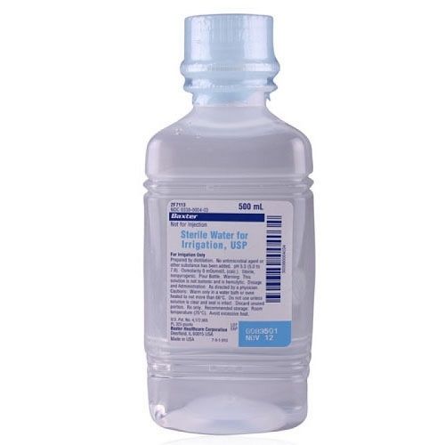 Bouteille eau stérile 500 ml FPS