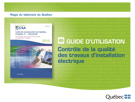 3 documents techniques gratuits qu’un Électricien au Québec doit