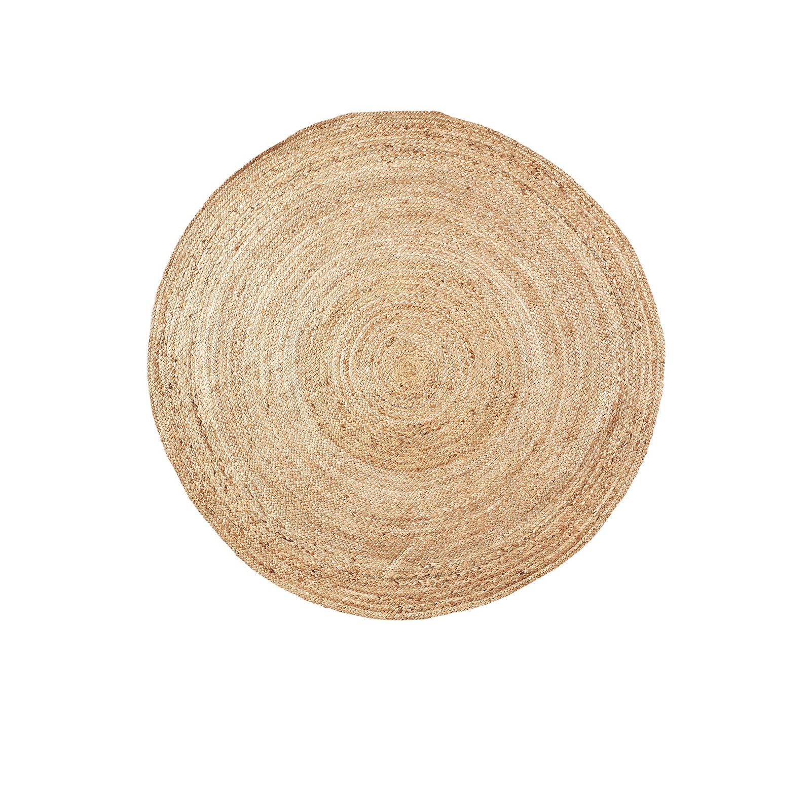 Round Braided Jute Rug (Natural) Event Rug Furniture Rental