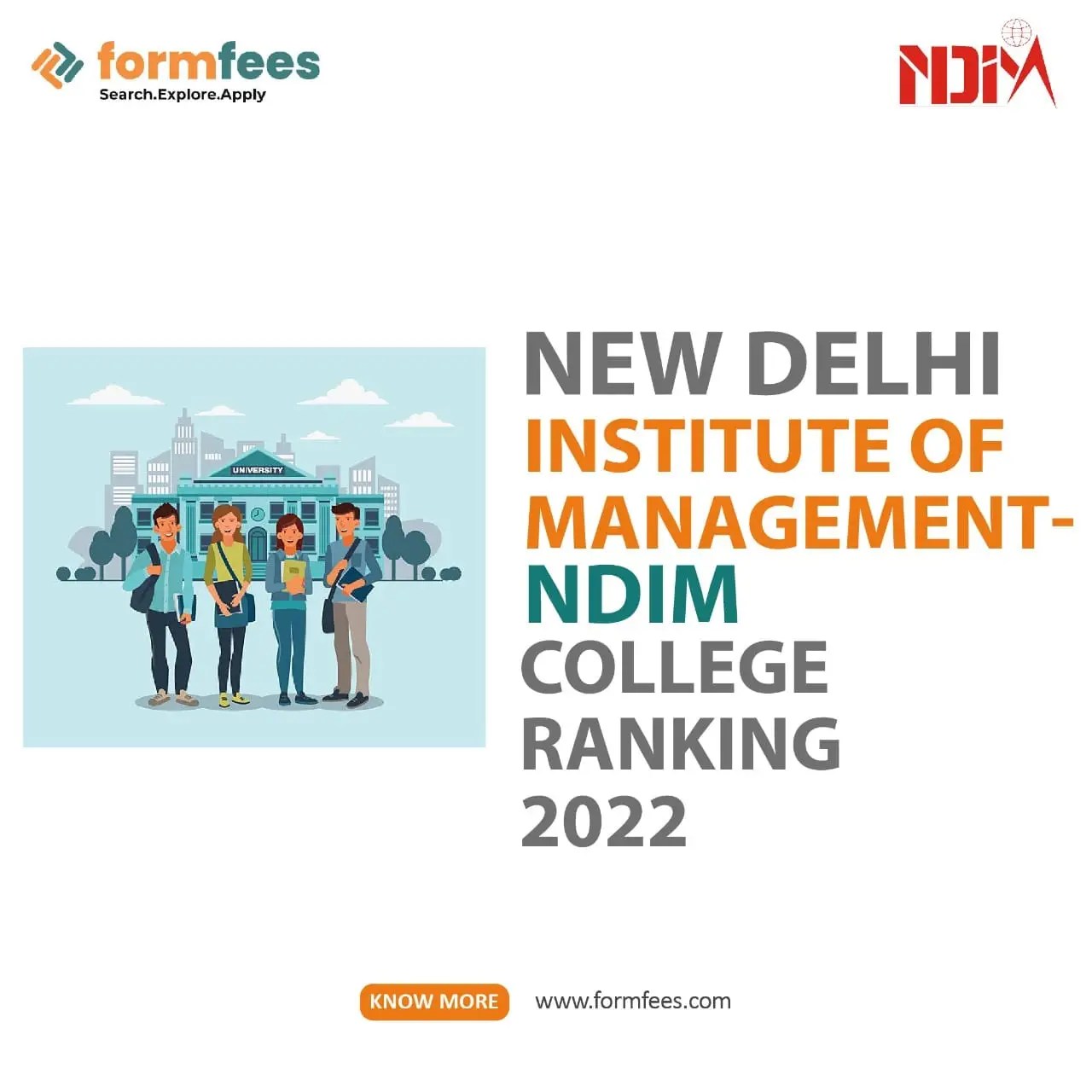 New Delhi Institute Of Management NDIM College Ranking 2022 Formfees