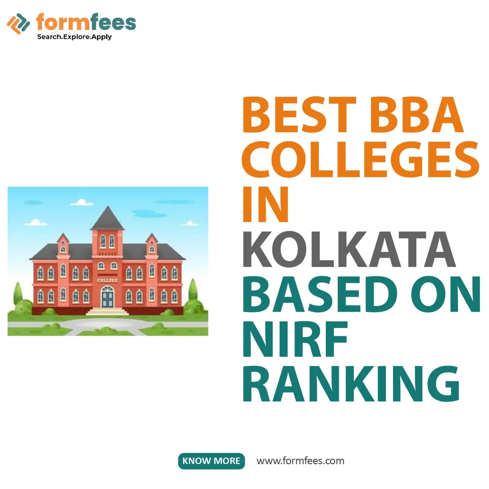 Best BBA Colleges in Kolkata based on NIRF Ranking Formfees
