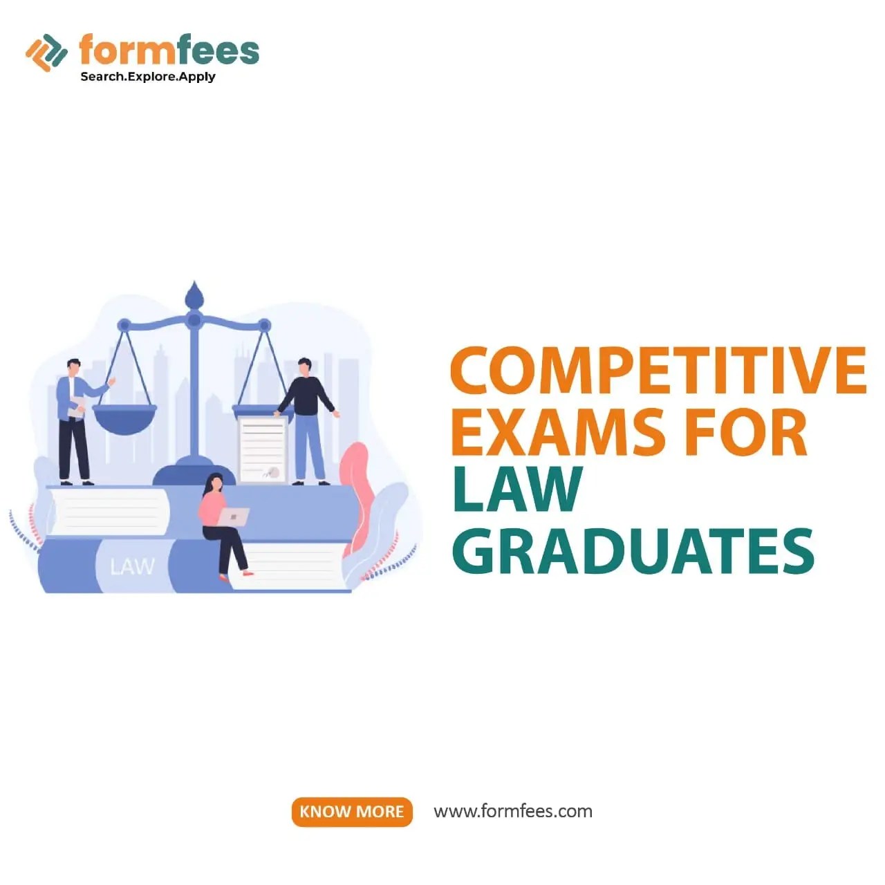 Competitive Exams for Law Graduates Formfees