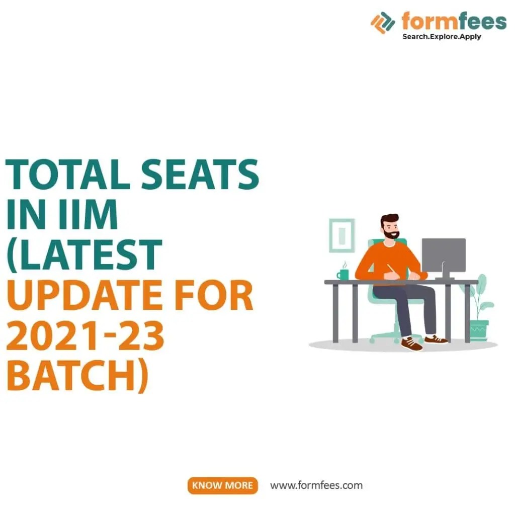 Total Seats in IIM [Latest Update for 202123 Batch] Formfees