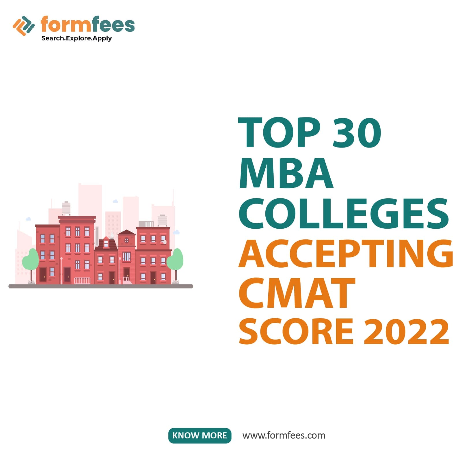 Top 30 MBA Colleges Accepting CMAT Score 2022 Formfees