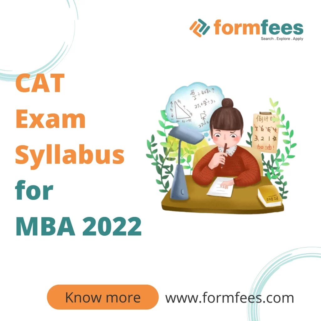 CAT Exam Syllabus for MBA 2022 Formfees
