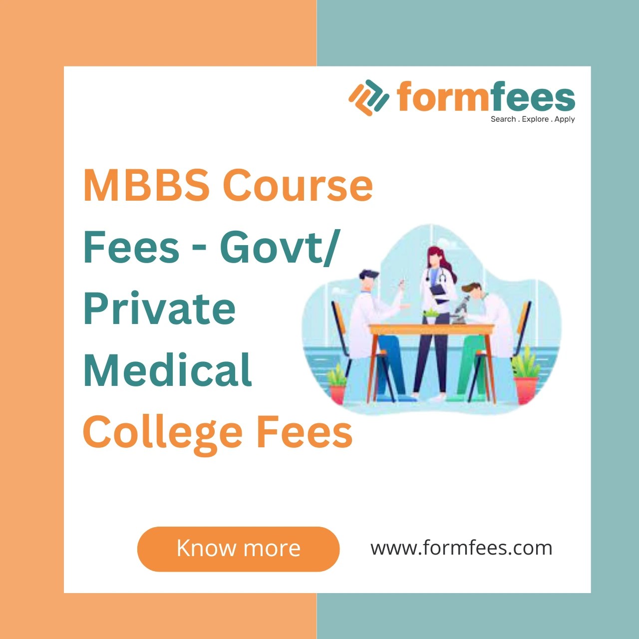 MBBS Course Fees Govt/ Private Medical College Fees