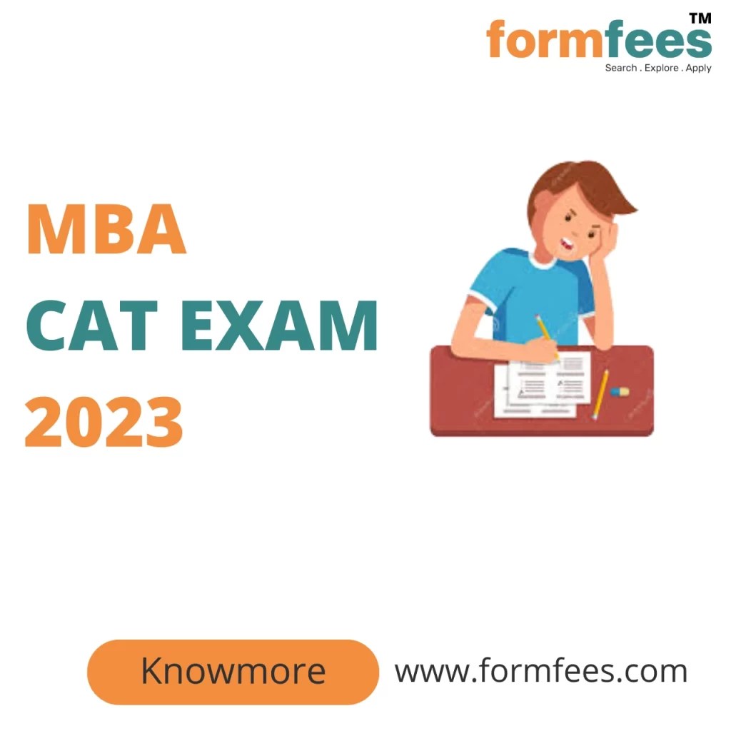 MBA CAT Exam 2023 Formfees