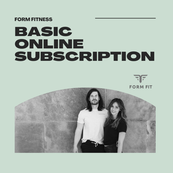 Buy Our Online Personal Training [Basic] Package Form Fitness