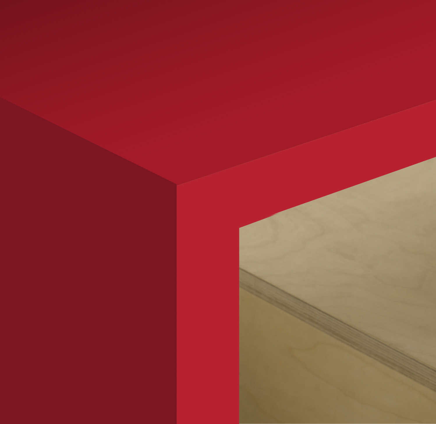 Formica® ColorCore® Spectrum Red Mismo Núcleo 1.22 x 3.05 mts. Laminado En Acabado Mate