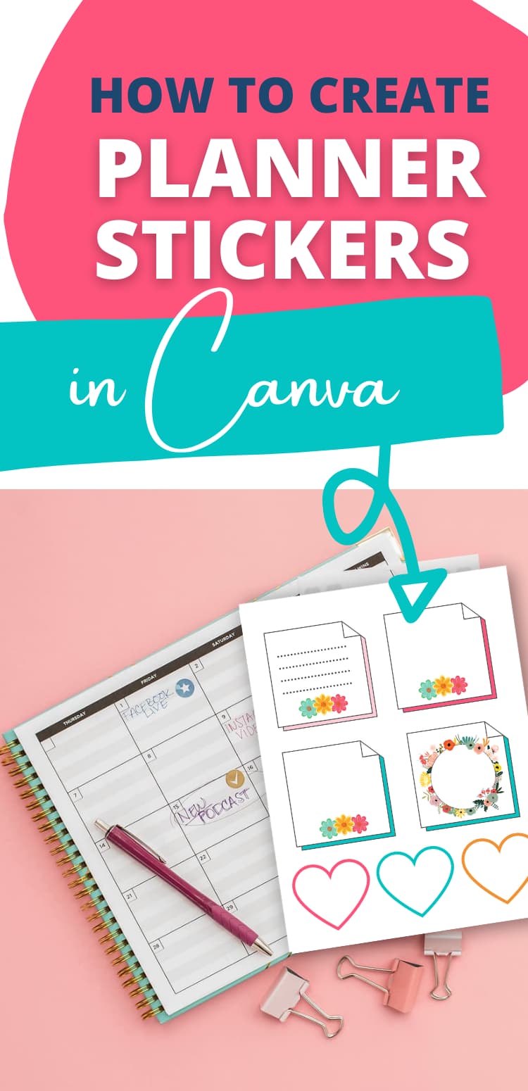 How To Create Planner Stickers In Canva For Mommies By Mommy
