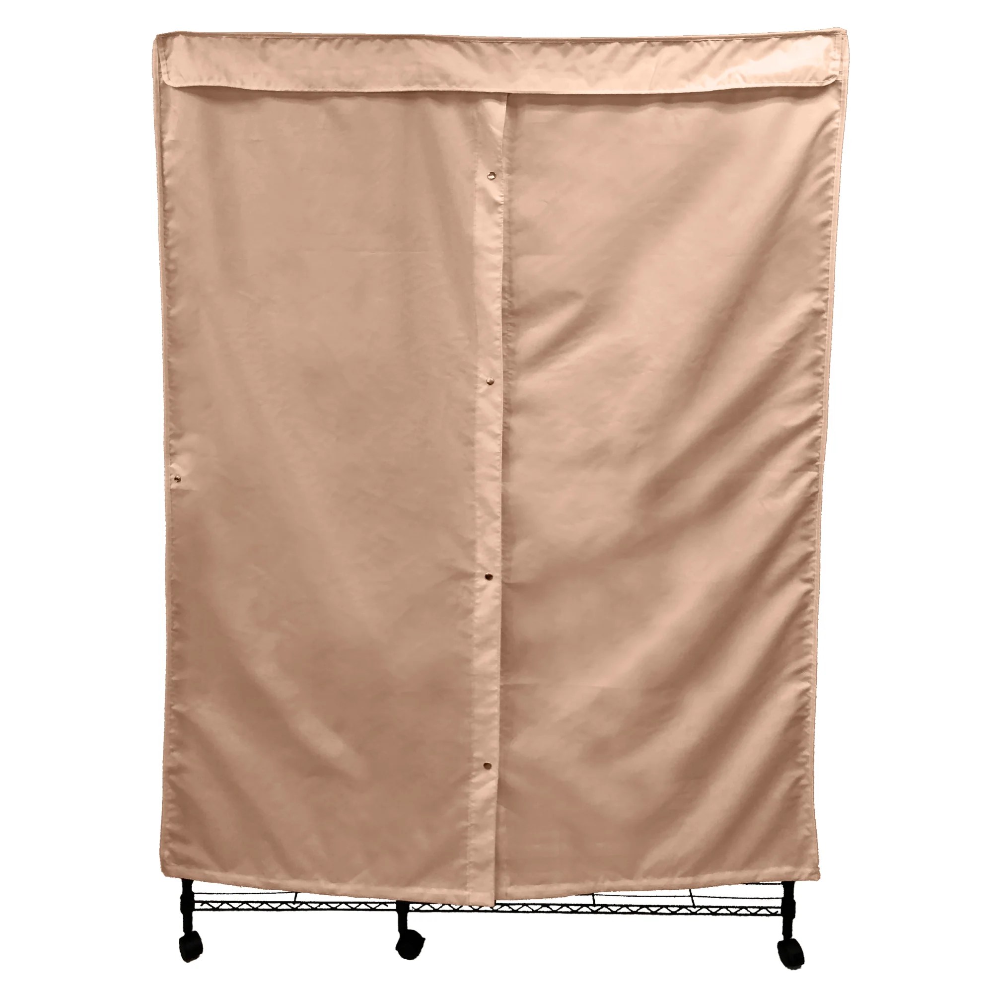Portable Garment Rack Fabric Cover Khaki Formosa Covers Formosa Covers
