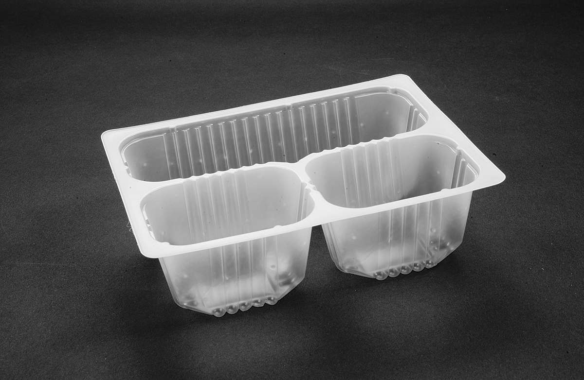 3 Cmpt Lunchable Tray 6544 Natural Form Plastics