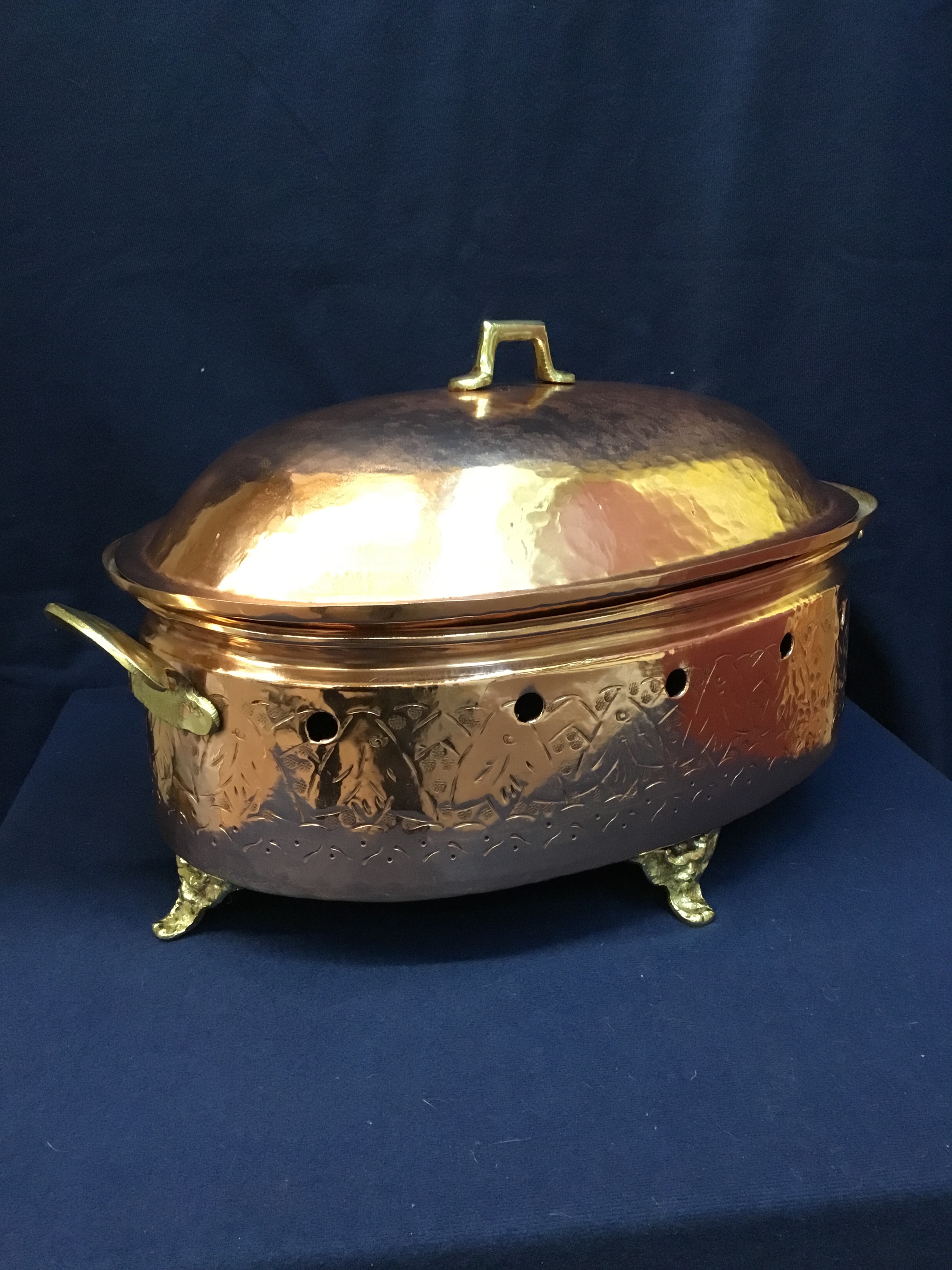 Copper Dish After Forms In Sculpture