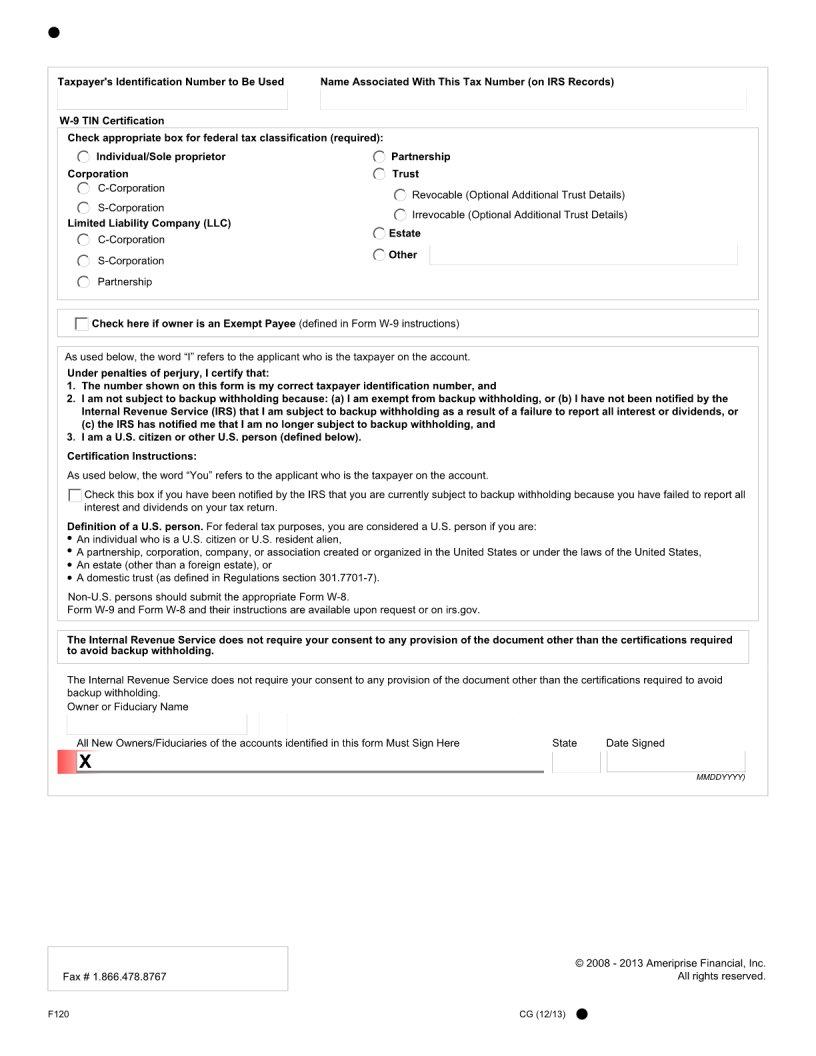 Ameriprise Form 402542 ≡ Fill Out Printable PDF Forms Online