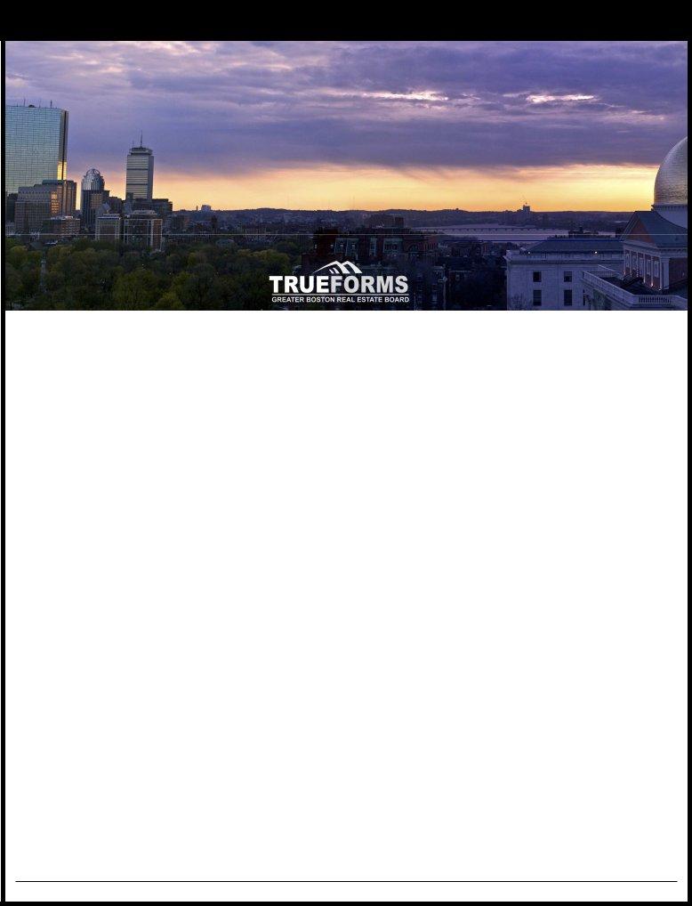 Boston Real Estate Board Form ≡ Fill Out Printable PDF Forms Online