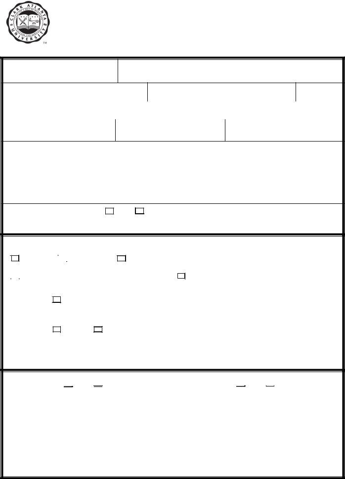 Clark University Employment Application PDF Form FormsPal