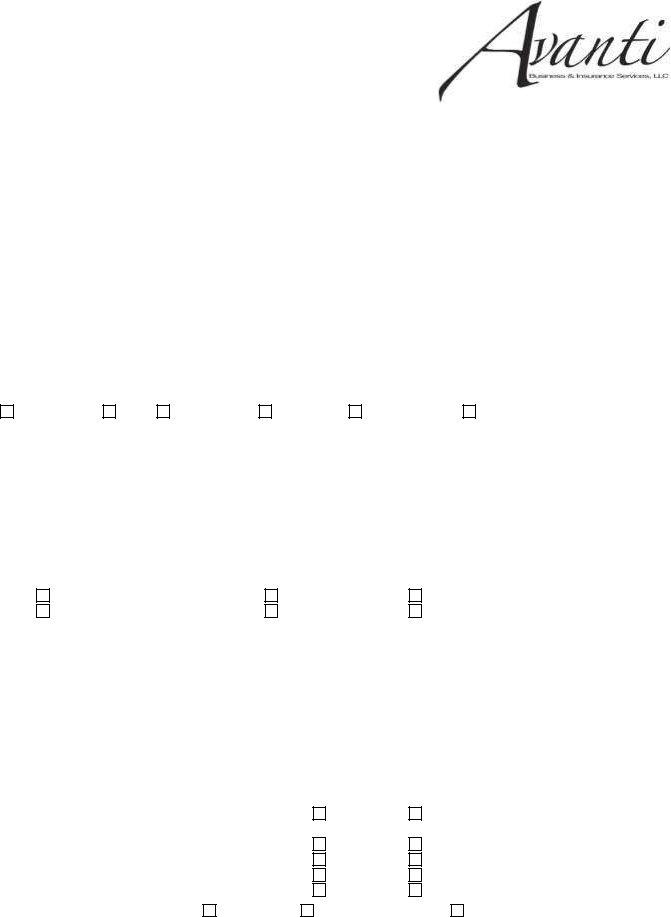 Commercial Questionnaire Form ≡ Fill Out Printable PDF Forms Online