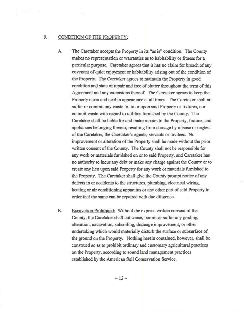 Contract For Property Caretaker PDF Form FormsPal