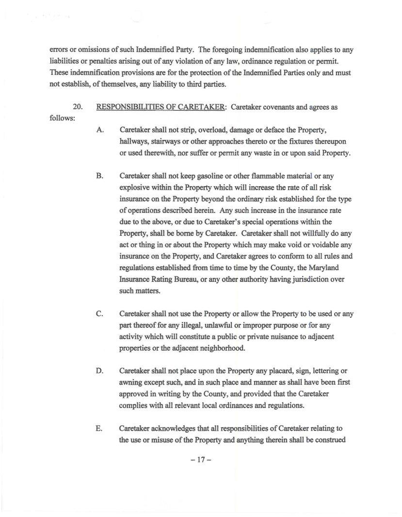 Contract For Property Caretaker PDF Form FormsPal