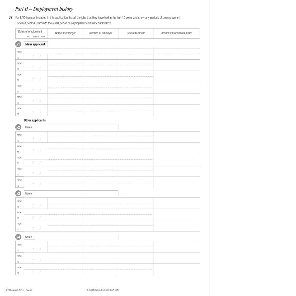 Form 842 ≡ Fill Out Printable PDF Forms Online