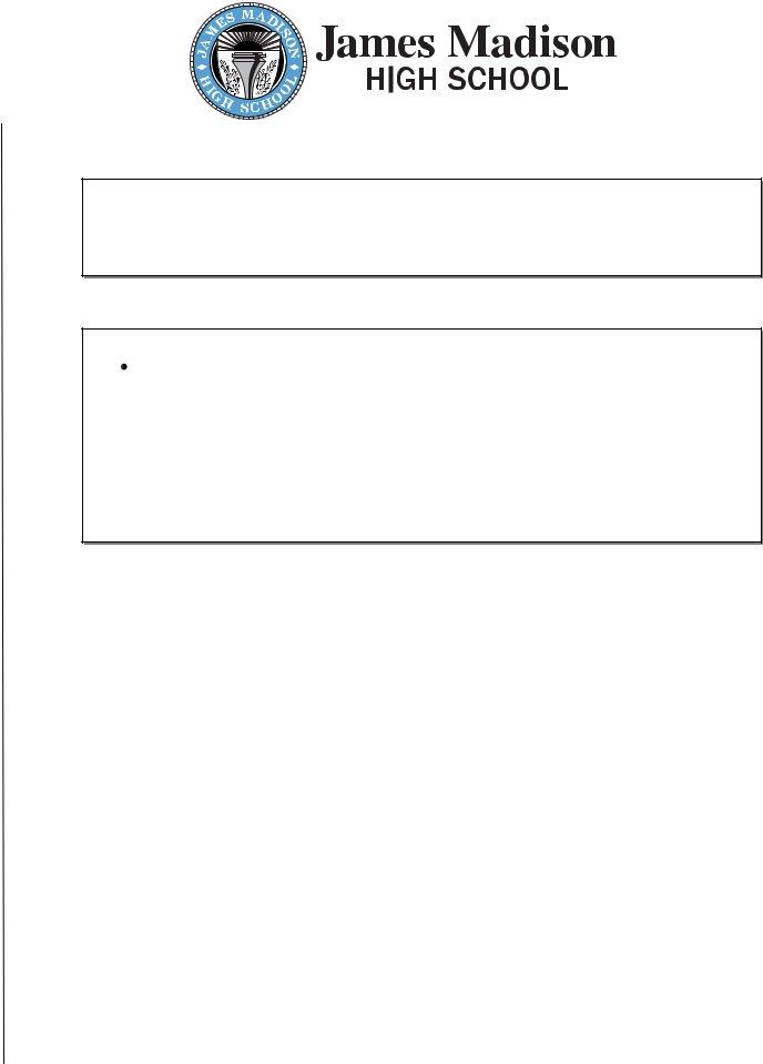 High School James Madison Transcript PDF Form FormsPal