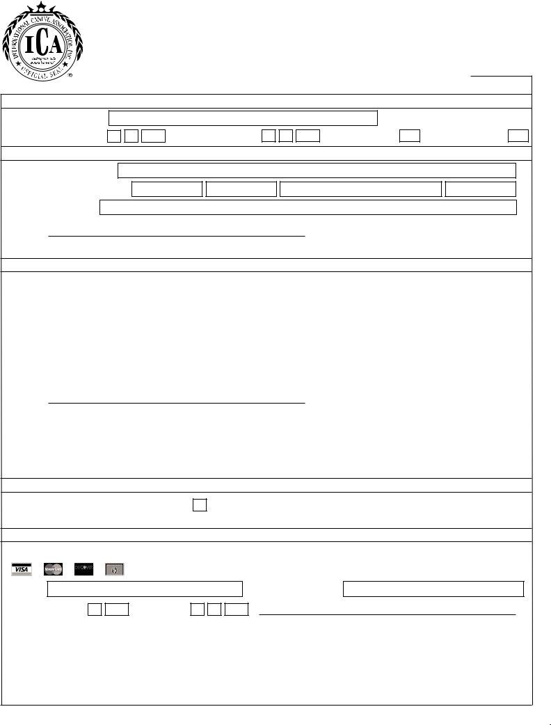 Ica Litter Registration Form ≡ Fill Out Printable PDF Forms Online