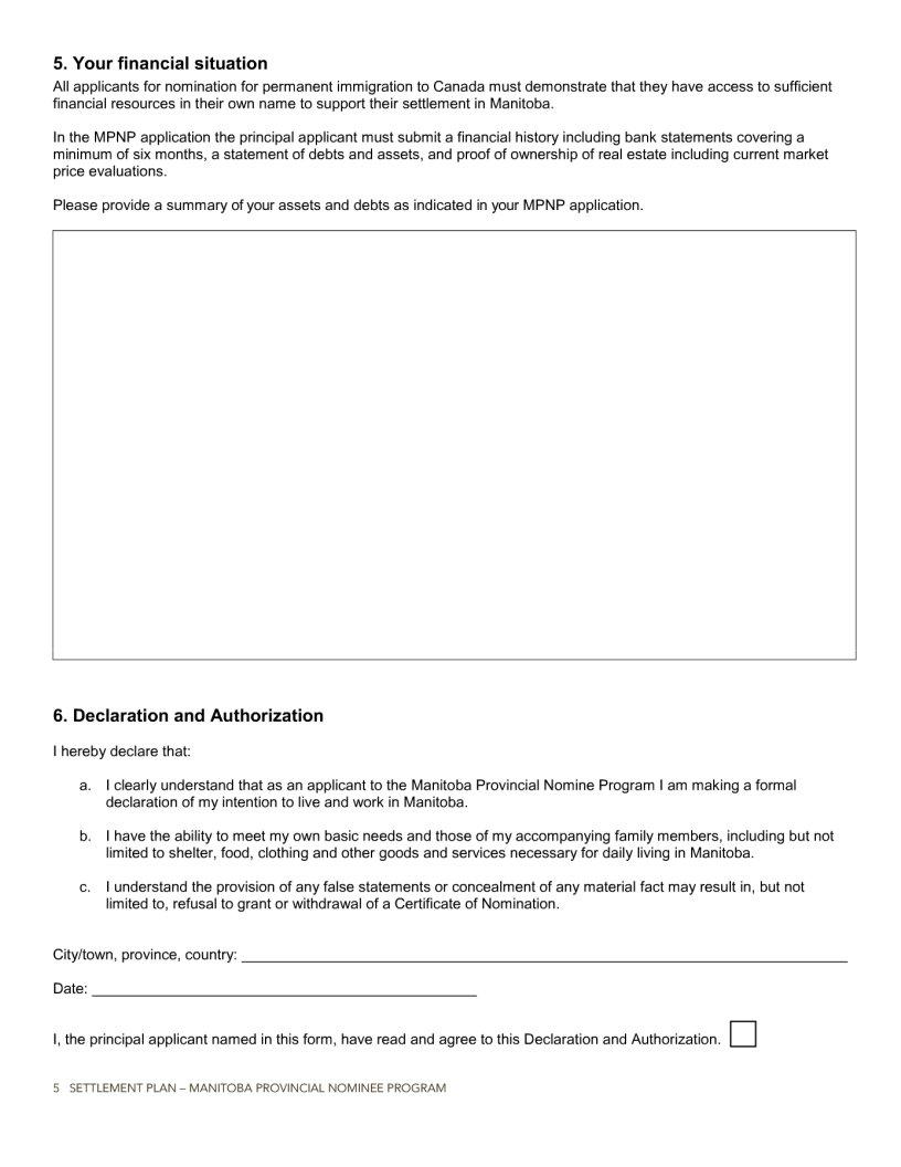 Manitoba Plan Settlement Form ≡ Fill Out Printable PDF Forms Online