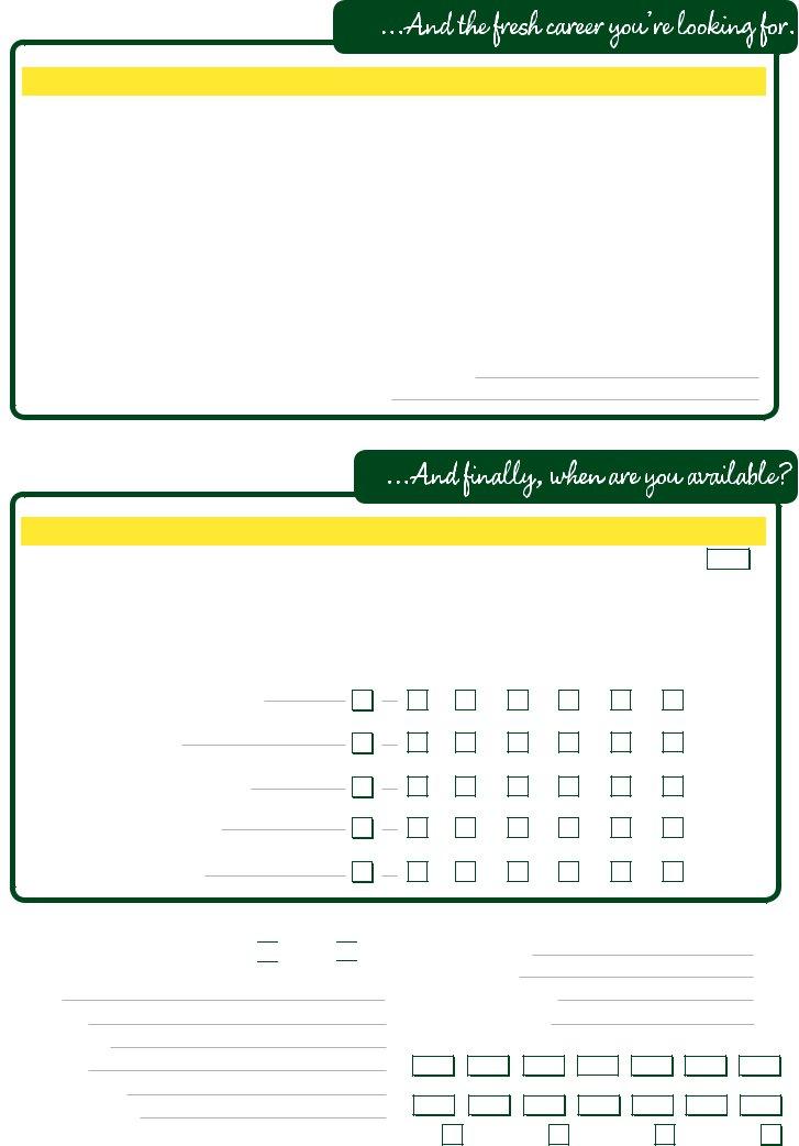 Morrisons Application Form ≡ Fill Out Printable PDF Forms Online
