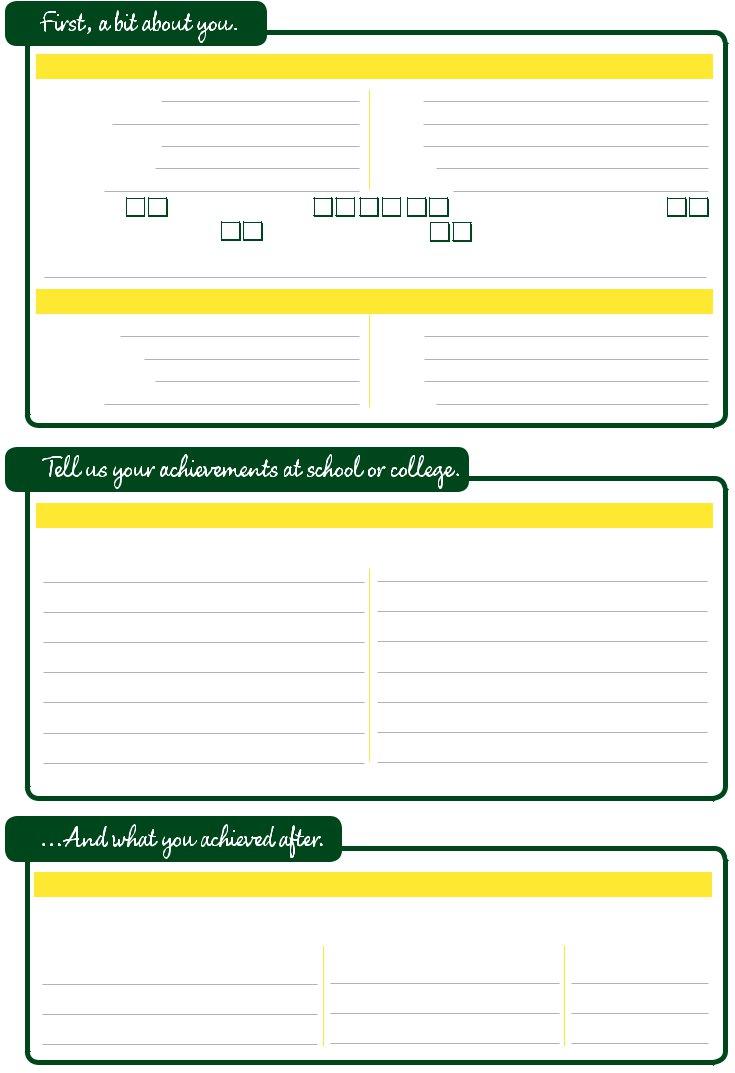 Morrisons Application Form ≡ Fill Out Printable PDF Forms Online