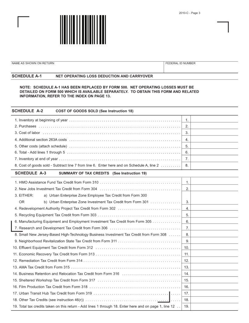 New Jersey Form Cbt 100 ≡ Fill Out Printable PDF Forms Online
