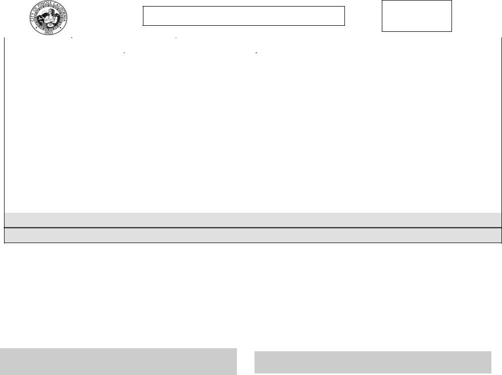 Pinole Building Form ≡ Fill Out Printable PDF Forms Online