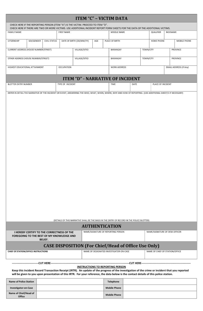 What Is A Blotter Report at Kyle Evans blog(02)