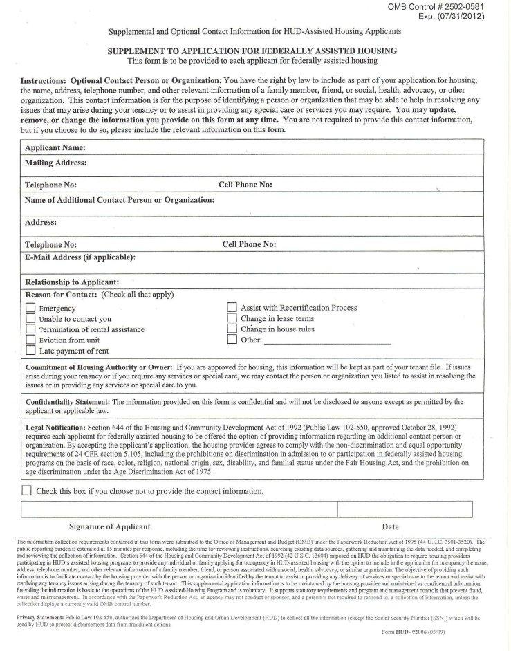 Waco Housing Authority Application PDF Form FormsPal