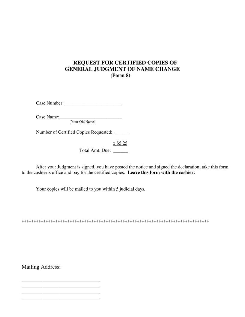 Washington County Name Change PDF Form FormsPal