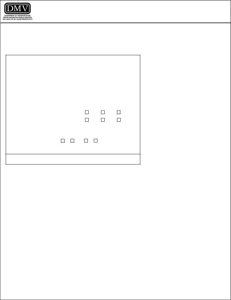 Oregon Dot Card For Cdl ≡ Fill Out Printable PDF Forms Online