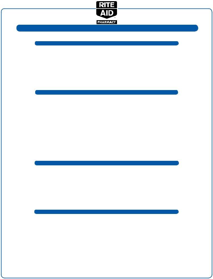 Rite Aid Application ≡ Fill Out Printable PDF Forms Online