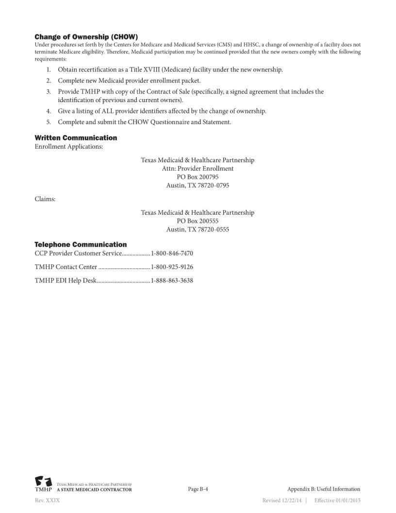 Texas Medicaid Provider Application PDF Form FormsPal
