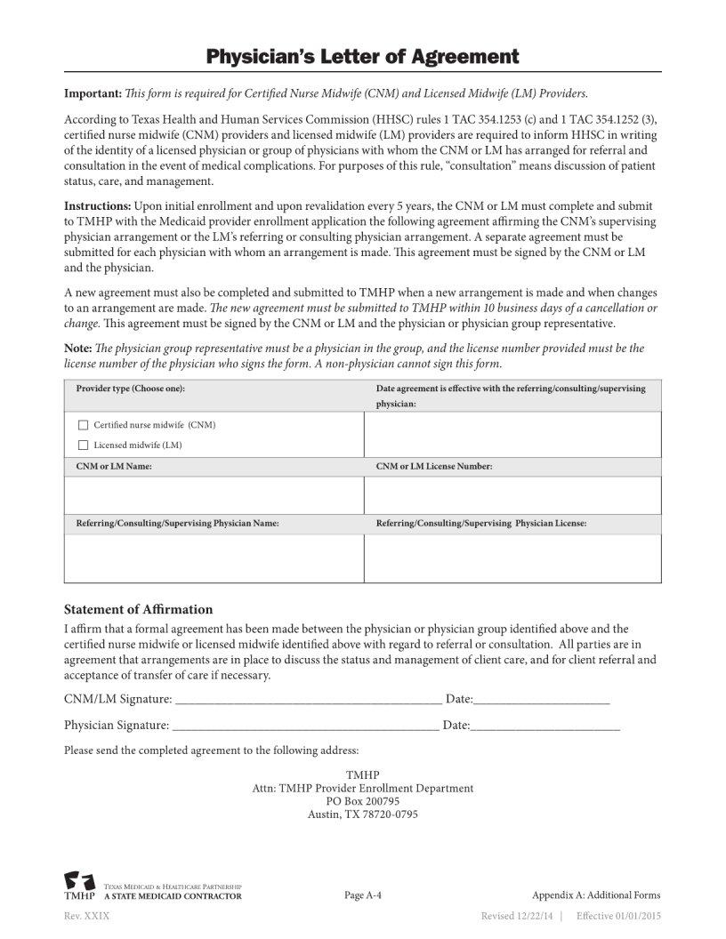 Texas Medicaid Provider Application PDF Form FormsPal