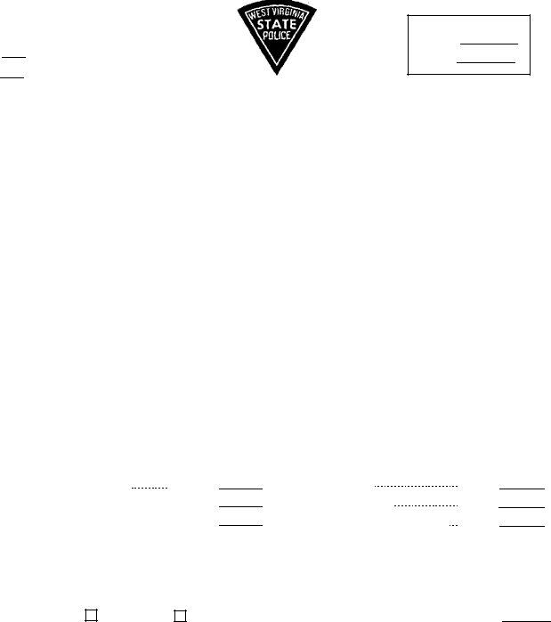West Virginia Police Report ≡ Fill Out Printable PDF Forms Online