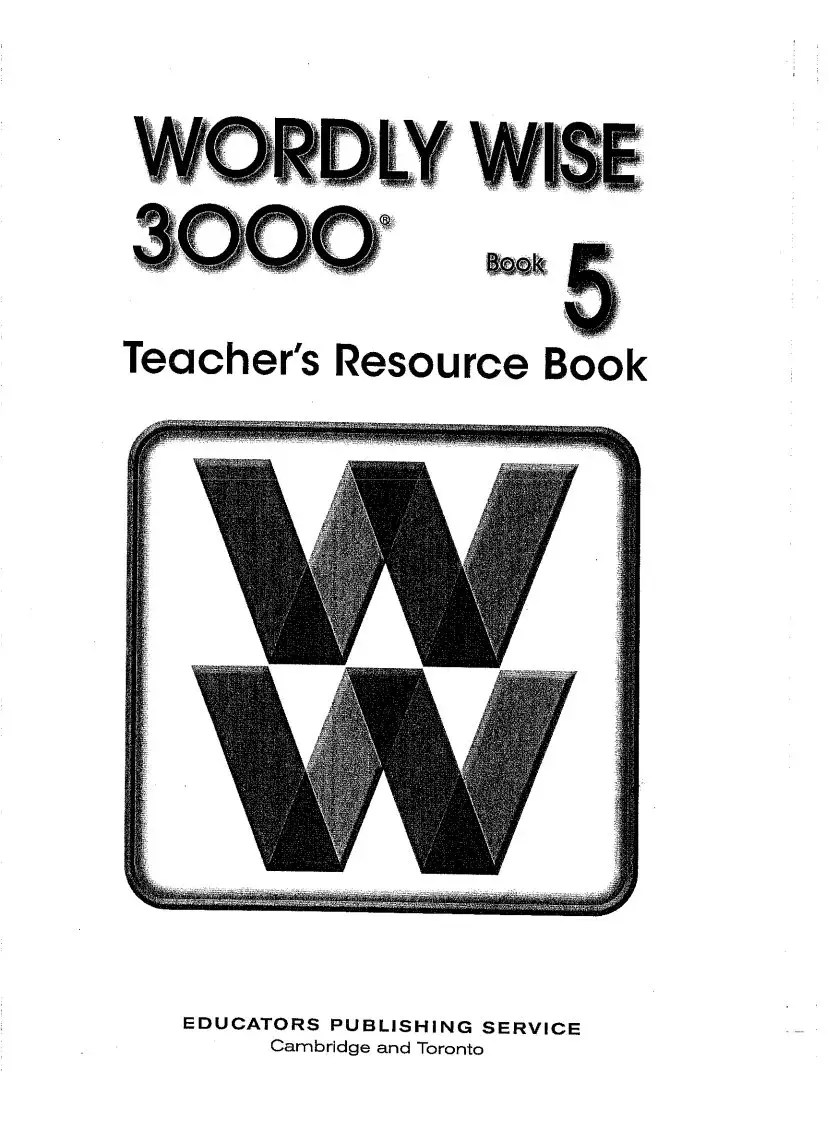 Wordly Wise 3000 Book 5 ≡ Fill Out Printable PDF Forms Online
