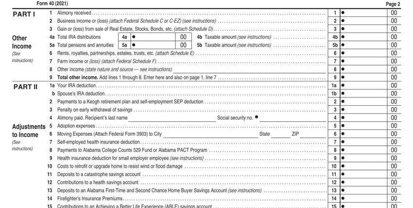 Alabama Form 40 ≡ Fill Out Printable PDF Forms Online