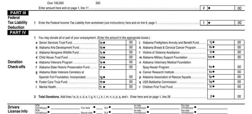 Alabama State Tax Return 40A PDF Form - FormsPal